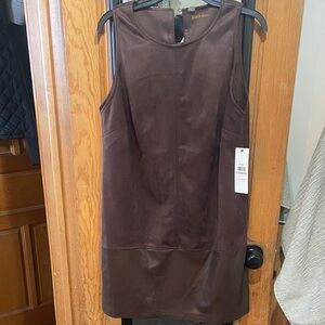 Calvin Klein Chocolate Brown Dress